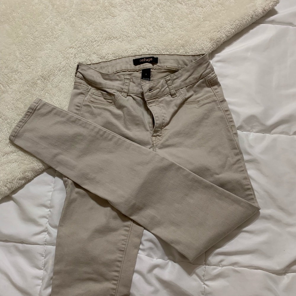 Light Khaki Skinny Pants | from Charlotte Russe |
